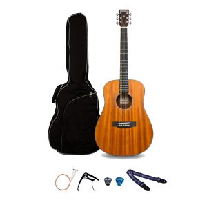 Manaslu Yatri 36 Mahogany Acoustic Travel Guitar with Package-0012